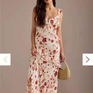 Let me be foral maxi dress